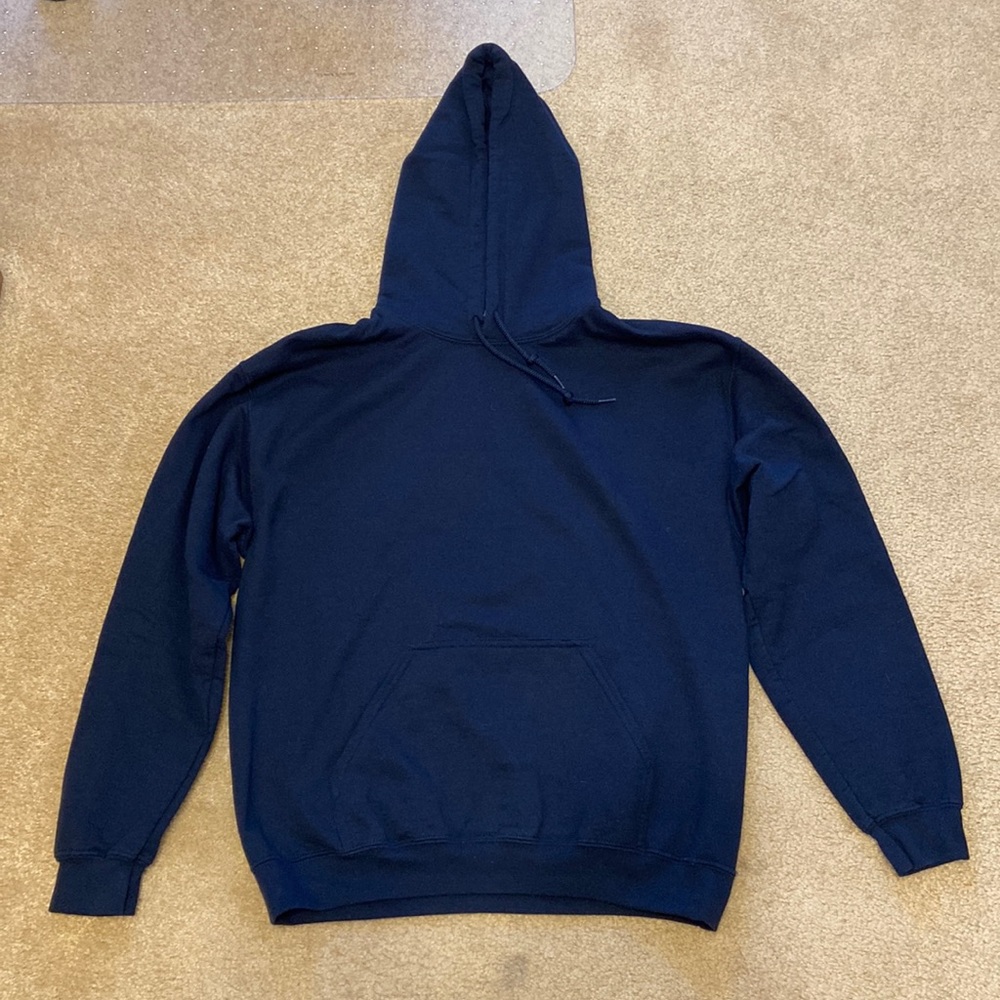 Plain navy sweatshirt